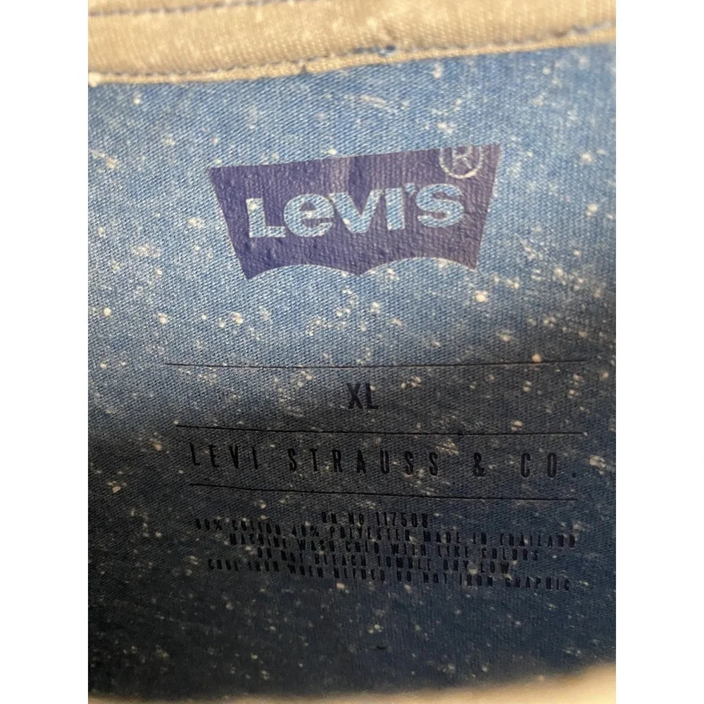 Levi's Denim Mens XL Blue Cotton T-Shirt